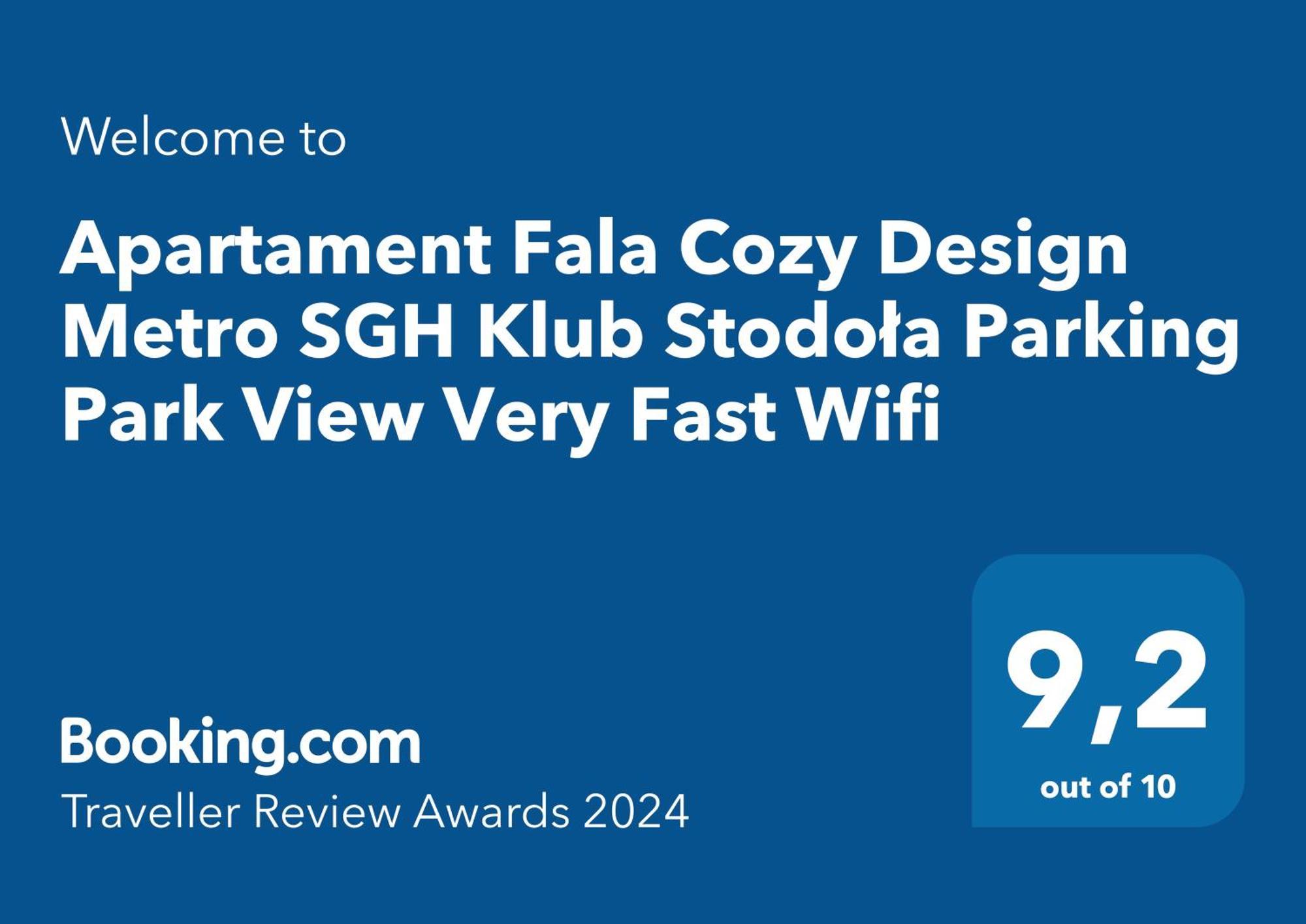 Apartament Fala Metro Sgh Klub Stodola Parking Parkview Fast Wifi Варшава Экстерьер фото